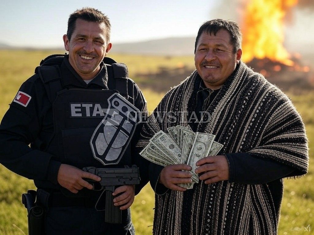 Juntos. Instructores de la ETA comprobados en el sur argentino con los auto denominados Mapuches. Por la inteligencia de Grok.