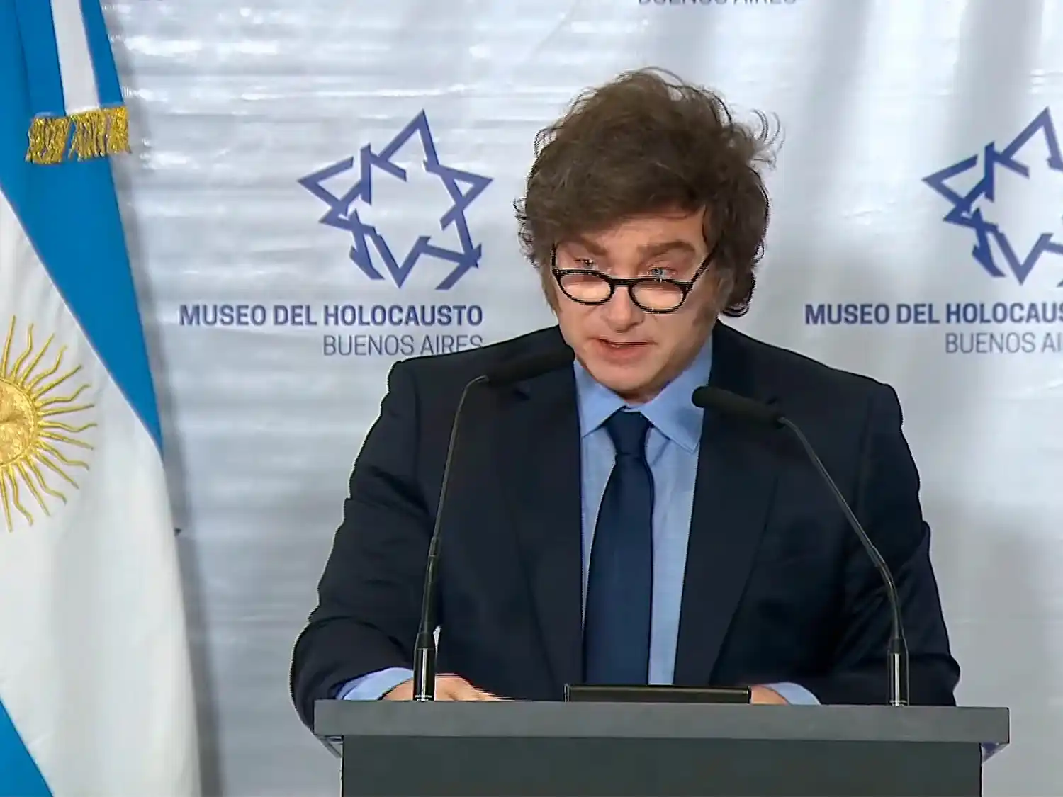 Milei, líder de los libertarios.