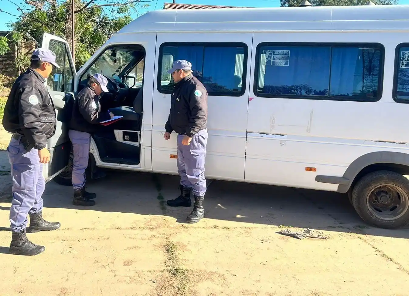 Secuestraron un minibús con pedido de secuestro Córdoba