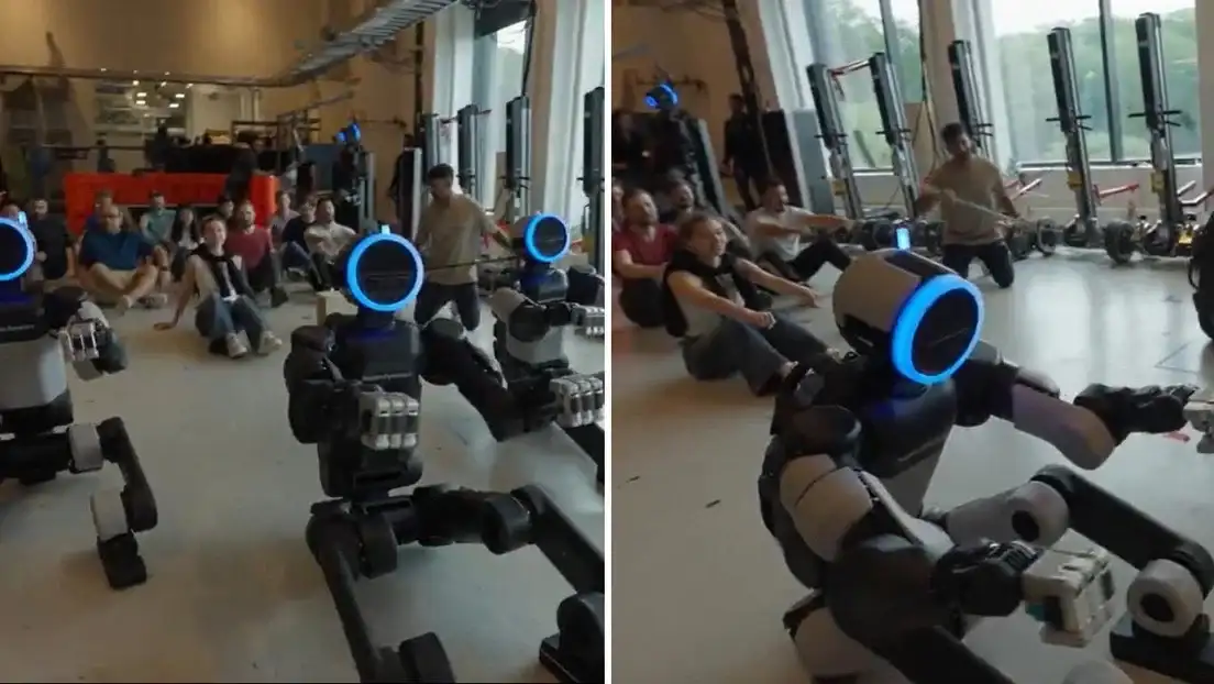 Robots de Boston Dynamics se volvieron hinchas noruegos y recrearon la celebración vikinga.