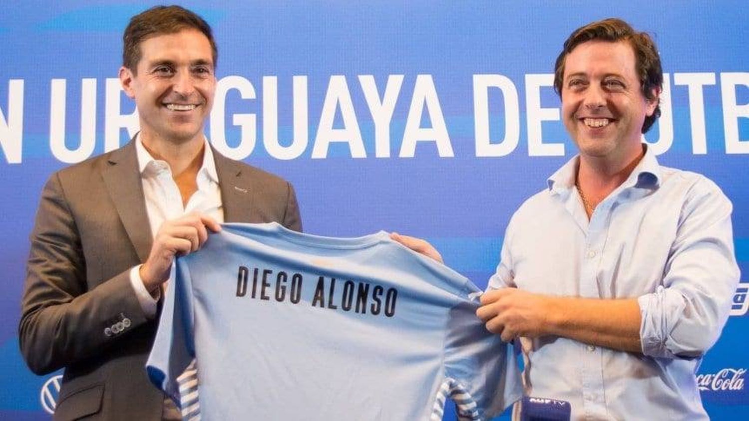 Diego Alonso fue presentado en la selección de Uruguay