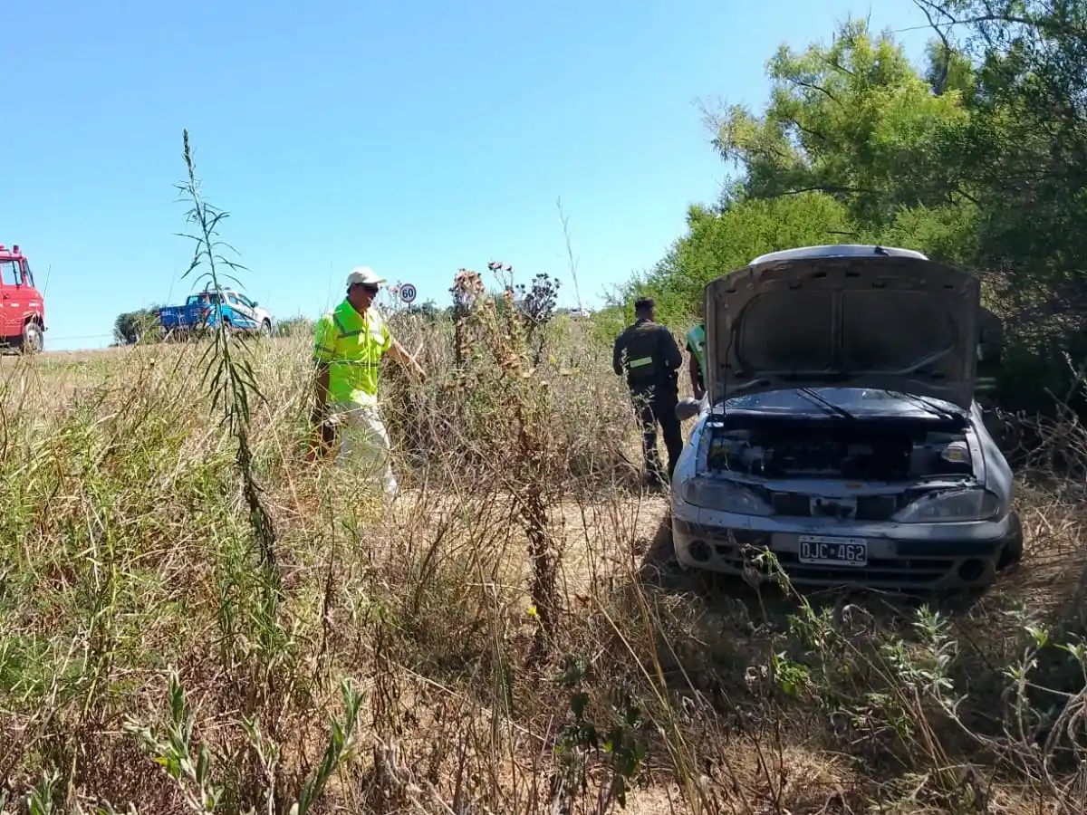 Choque y vuelco en la Autovía 12: una mujer resultó lesionada