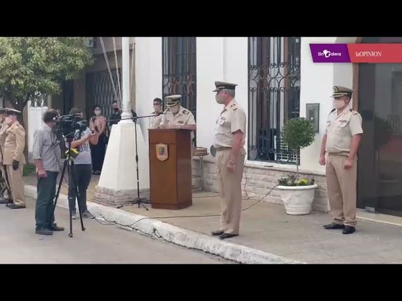 Emocionado, Horacio Alegre dejó la conducción de Prefectura en manos de César Casas