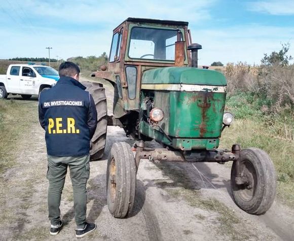La Policía de San Salvador recibió una denuncia por el robo de tractores 