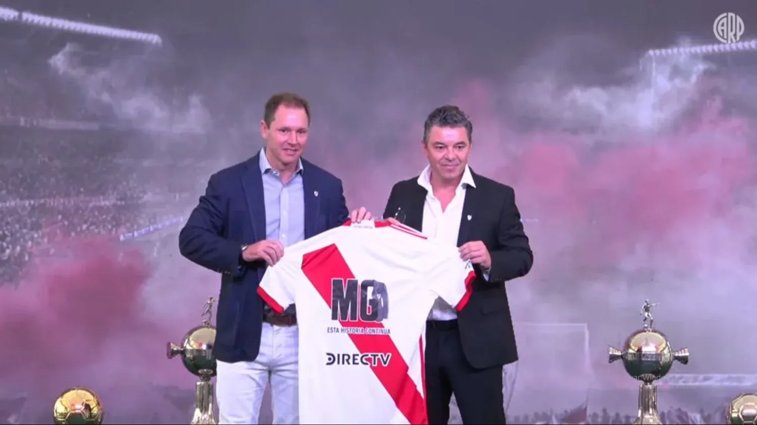 Marcelo Gallardo fue presentado en River: “Estoy en el lugar al que pertenezco”