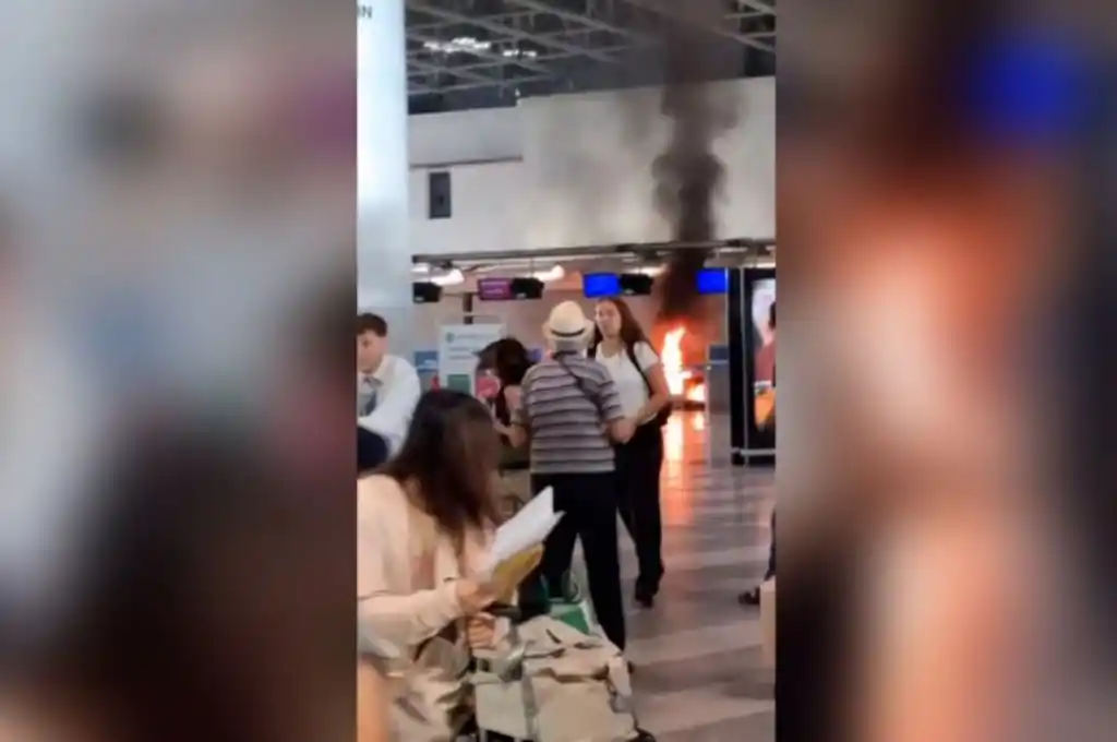 Caos en el aeropuerto