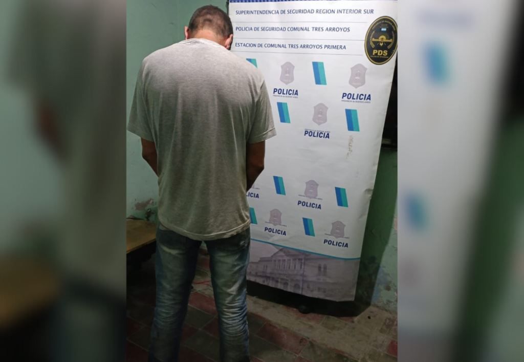 Aprehendido por agresiones y amenazas a su pareja