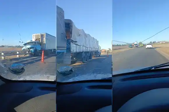 Cortaron totalmente la Ruta 34 para retirar el camión siniestrado en el puente del arroyo Las Calaveras