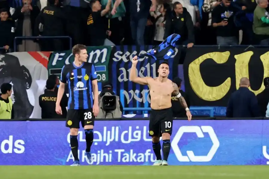 Inter se quedó con la Supercopa de Italia con un gol agónico de Lautaro Martínez