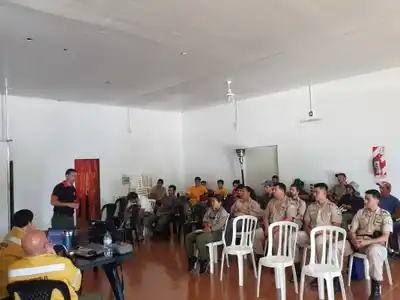 Llevaron a cabo una capacitación en prevención y combate de incendios forestales
