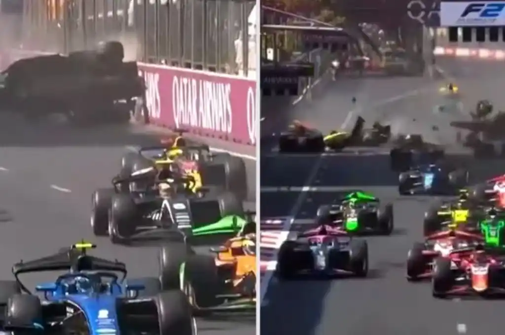 Accidente en la Fórmula 2