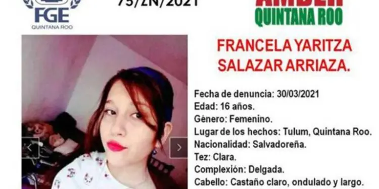 Desapareció hija de la salvadoreña asesinada por policías en Tulum, México