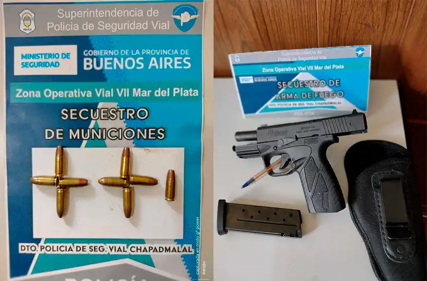 Circulaba con una 9mm lista para disparar
