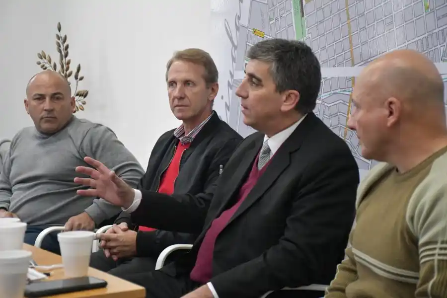 Vottero se reunió con autoridades policiales de la UR XII de Tostado