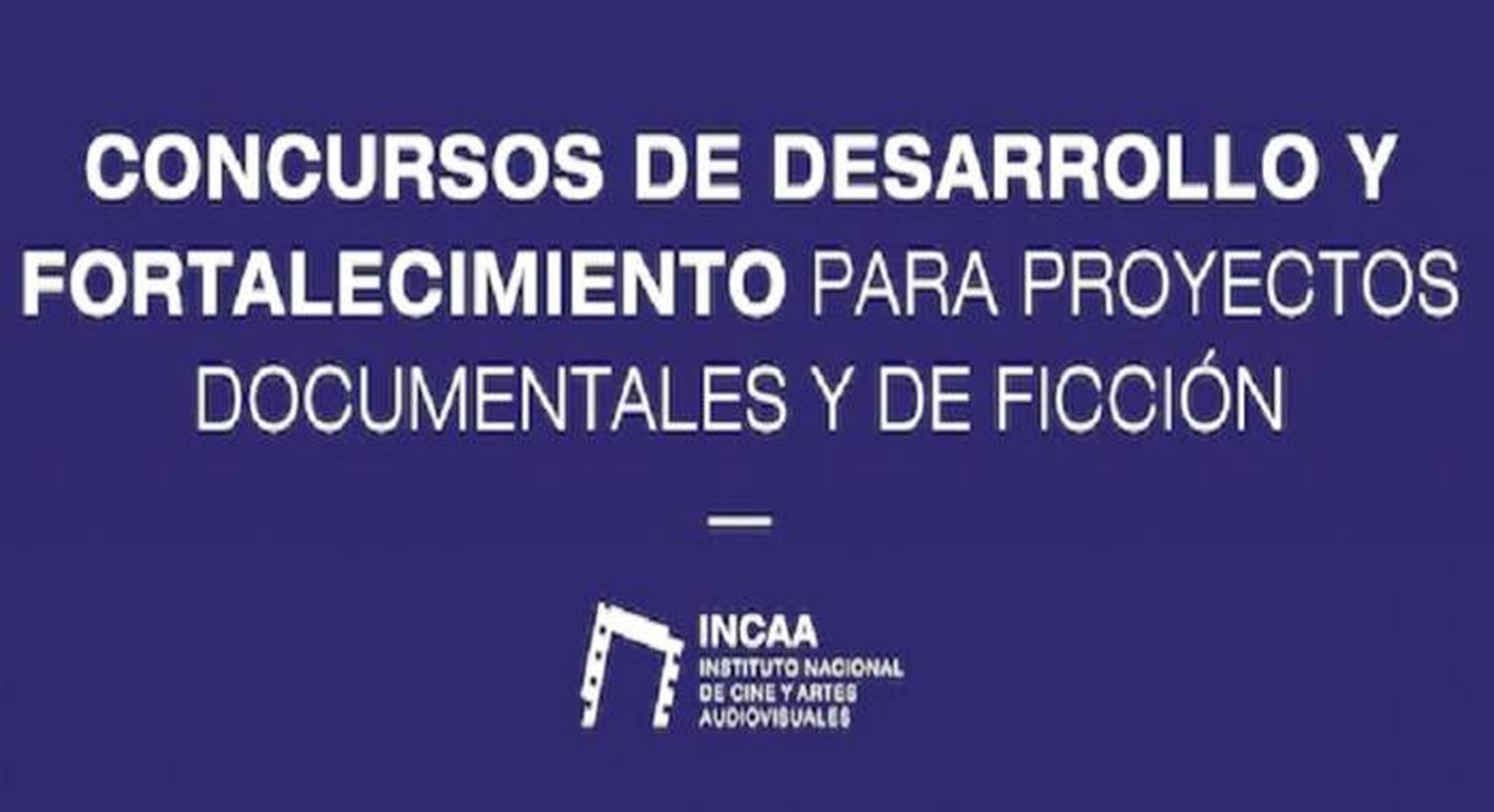 INCAA: la convocatoria estará abierta hasta el 28 de julio