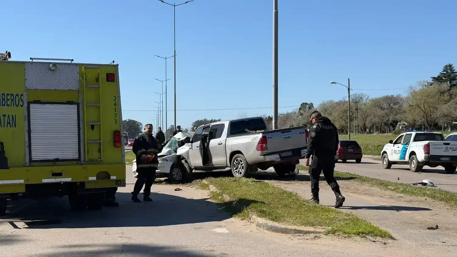Murió una mujer de 78 años tras un choque en la Ruta 88, a la altura de Batán