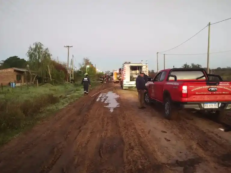 Gualeguay de luto: un bombero falleció tras el incendio de su propia vivienda