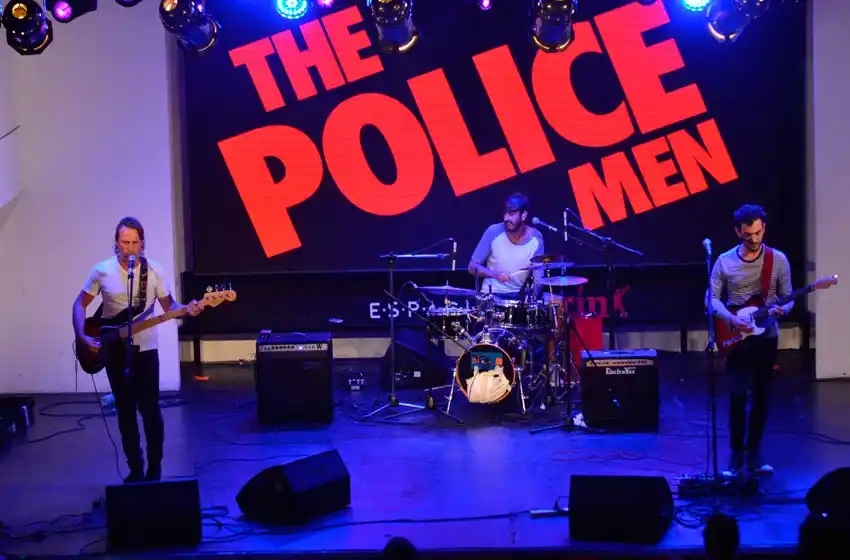 Tunay, Julián Volpato y The Police Men se lucieron en Espacio Clarín