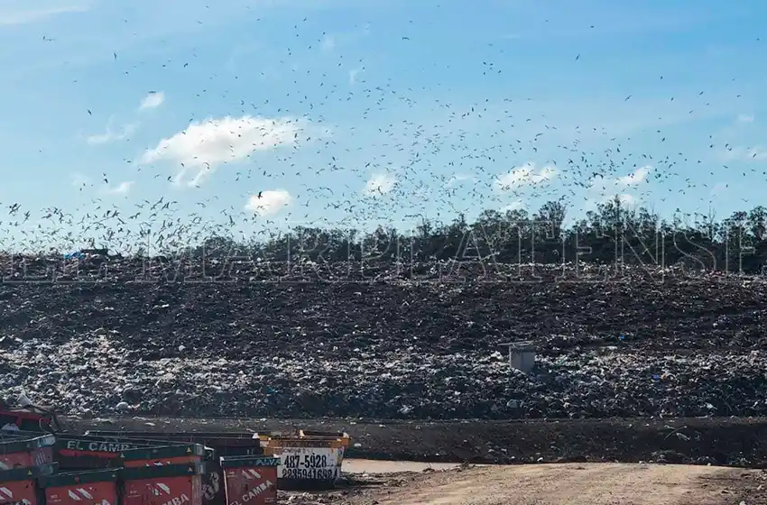 Recorrida por el basural: "El predio está con una capacidad limitada"
