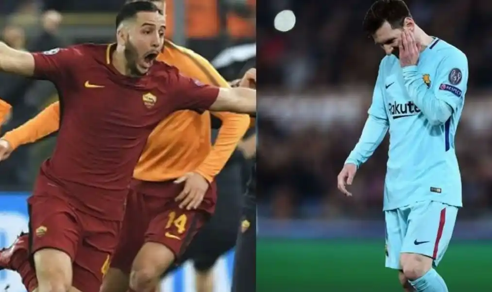 Roma eliminó a Barcelona de la Champions League