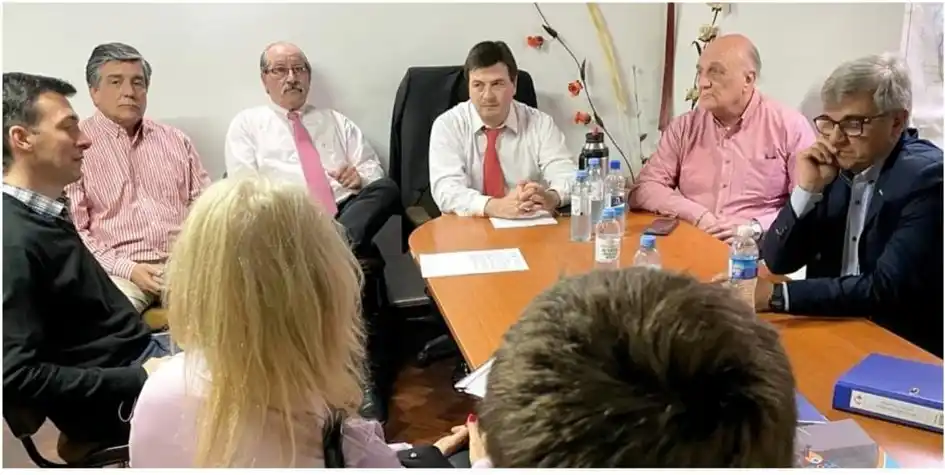 Morchio y otros senadores mantuvieron reunión por Compañía Entrerriana de Gas