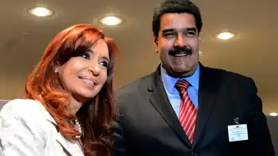 El dictador venezolano Nicolás Maduro apoyó a Cristina Kirchner