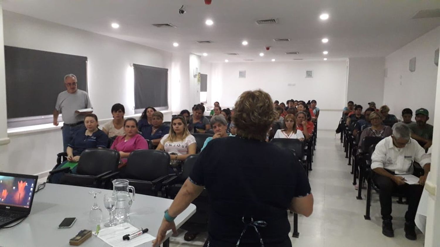Se capacitó al personal de limpieza y de seguridad del Hospital