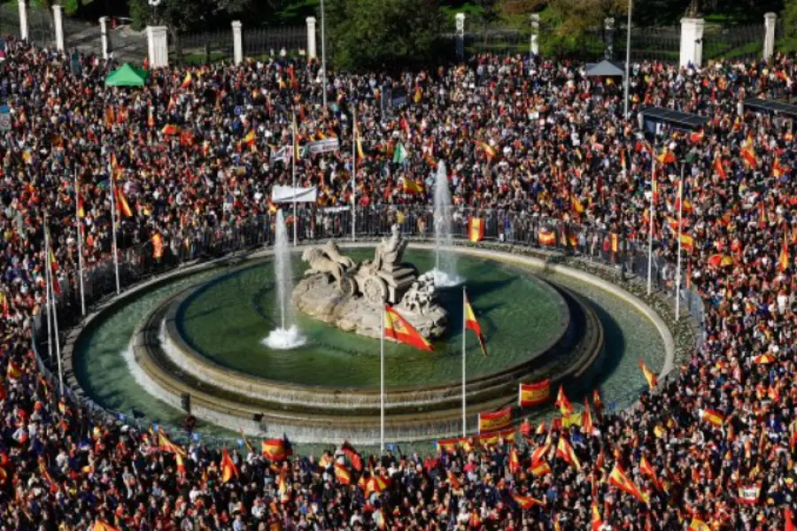 La mayor protesta en España contra la ley de amnistía catalana