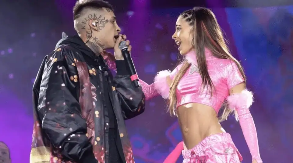 L-Gante se enojó con Tini Stoessel y abandonó el show por un insólito motivo