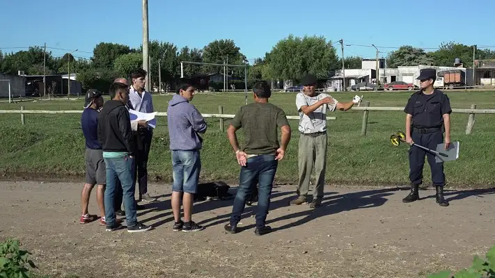 Se reconstruyó el hecho donde resultó apedreado en la cabeza Bruno Oroño
