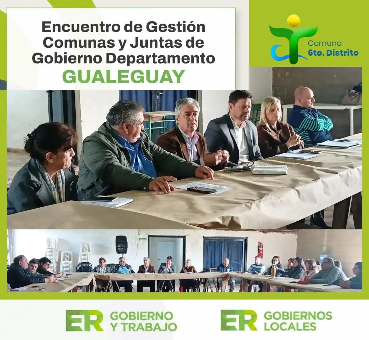 Avanzan en una agenda de gestión integral entre la Provincia, las Comunas y Juntas de Gobierno