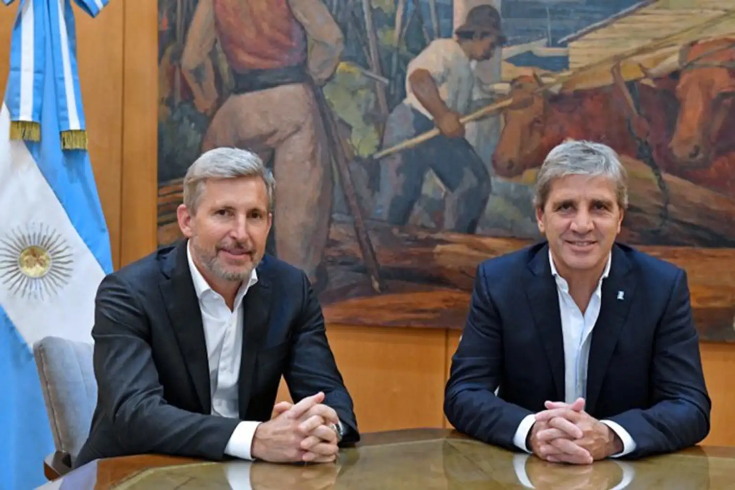Frigerio se reunió con Caputo y avanzaron en una agenda de infraestructura y alivio fiscal