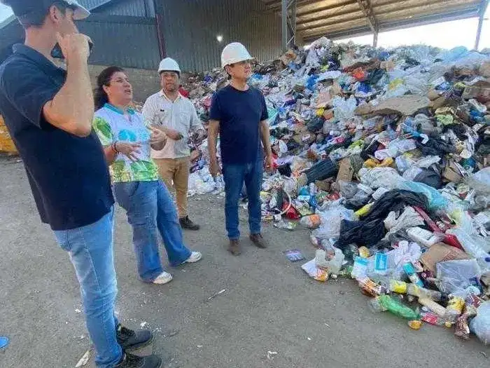 En el Centro Ambiental se procesan
200 toneladas de residuos por día