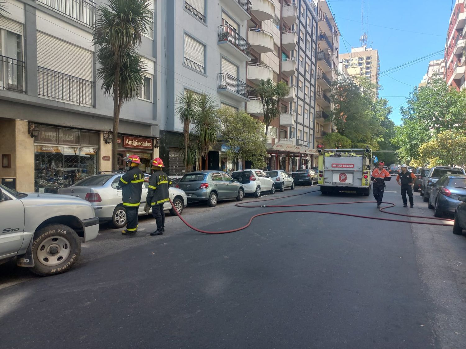 Alarma por fuga de gas en pleno centro marplatense