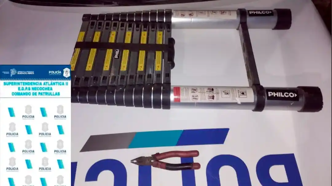 Objetos. Secuestrados en el procedimiento de los agentes del Comando de Patrullas