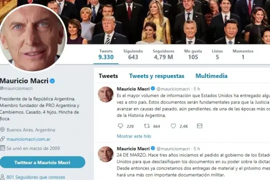 Estados Unidos entregará más documentación desclasificada sobre la última dictadura