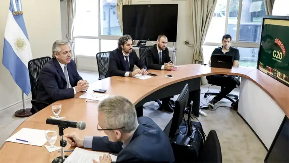 Alberto Fernández pidió al G-20  la creación de un «fondo de emergencia humanitaria» para enfrentar la pandemia