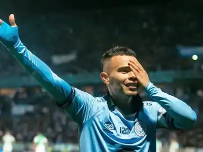 Zelarayán, jugador de Belgrano de Córdoba.