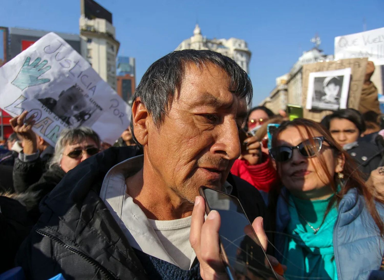José Peña, padre de Loan. (Fotografía: Agencia Noticias Argentinas/Daniel Vides)