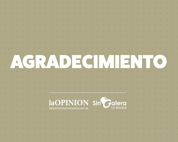 María agradece el servicio de Obras Sanitarias