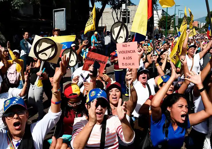 Venezuela partida en dos