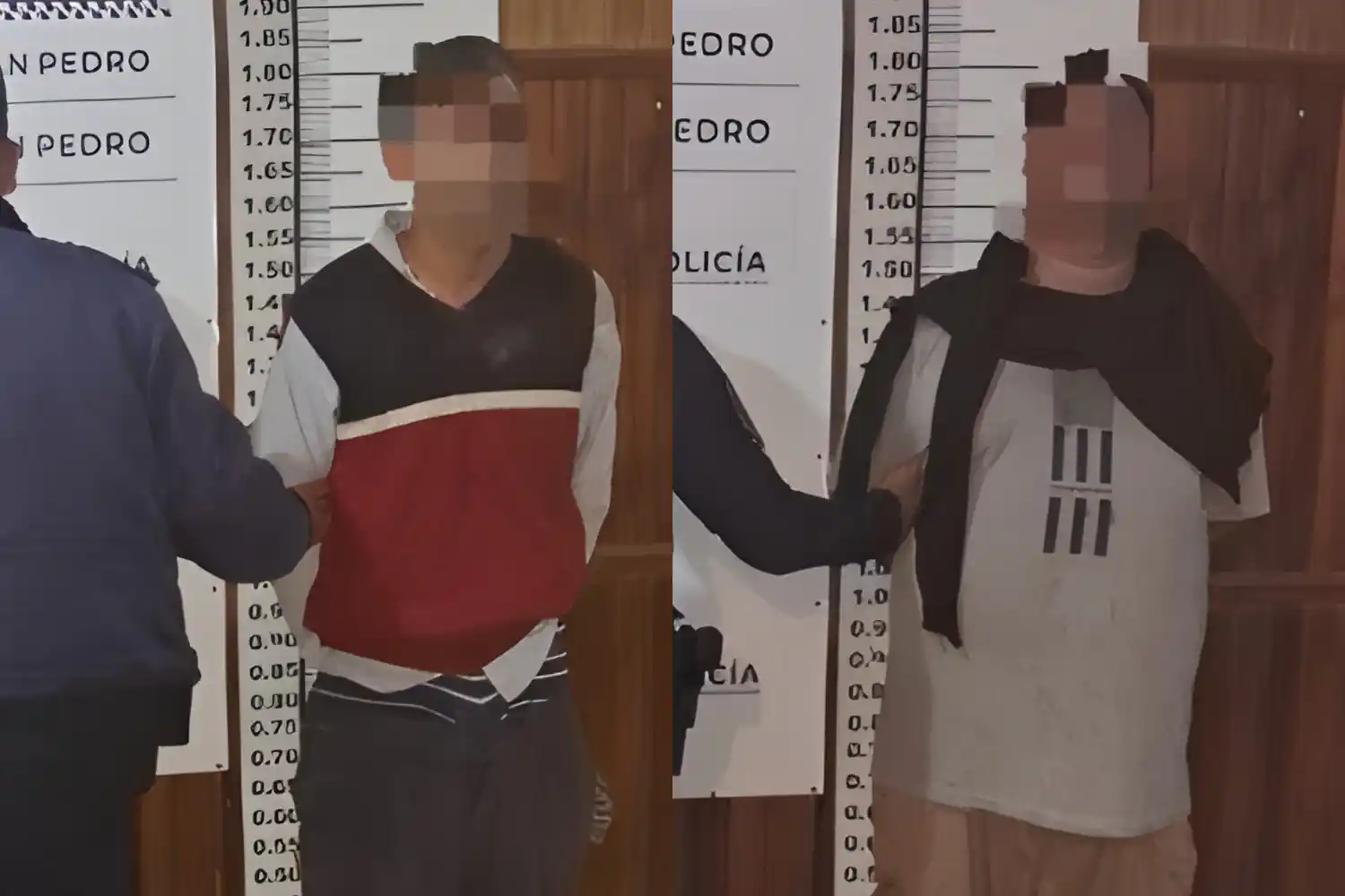 Ambos aprehendidos fueron trasladados a la Comisaría.