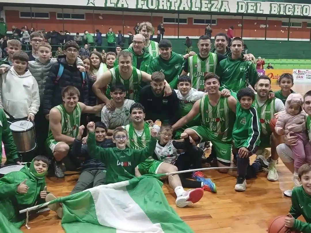El Bicho Verde sunchalense se puso 1 a 0 arriba en la serie ante Atlético de Rafaela. Foto IG Unión de Sunchales