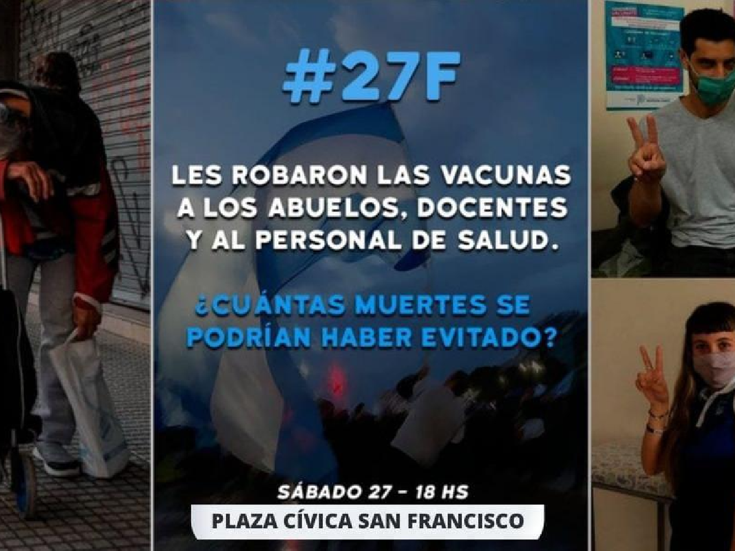 27F: en San Francisco también marcharán por las vacunas vip
