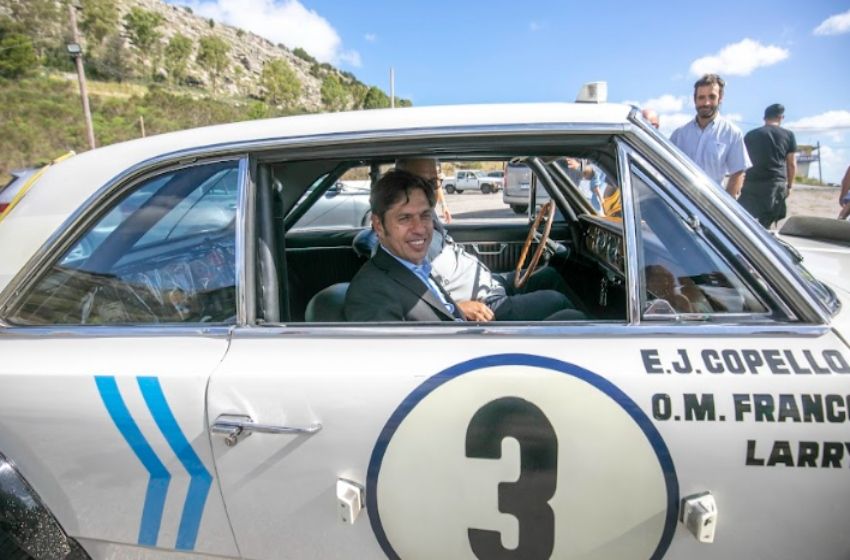 Junto a Mazzacane, Kicillof habló de la vuelta del TC al Fangio