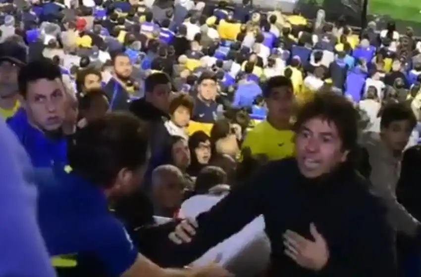 Gritos y empujones: el ex CQC Gonzalo Rodríguez fue agredido en la Bombonera