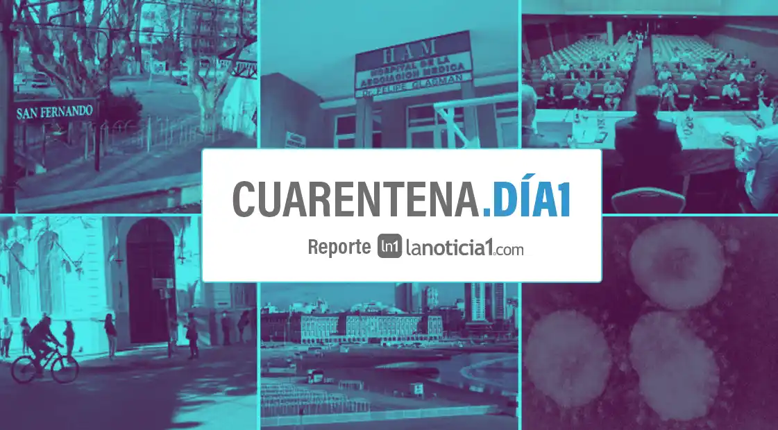 #CORONAVIRUS CUARENTENA BONAERENSE DÍA 1: Primer caso en San Fernando y San Andrés de Giles, investigan muerte en Bahía Blanca