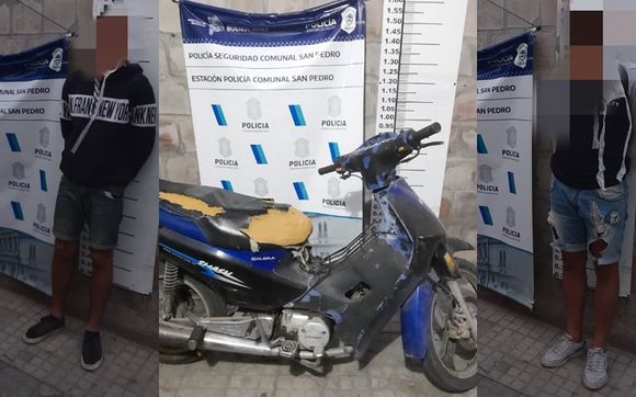 Delincuentes encendieron una moto con un Tramontina, la robaron y fueron capturados en plena fuga