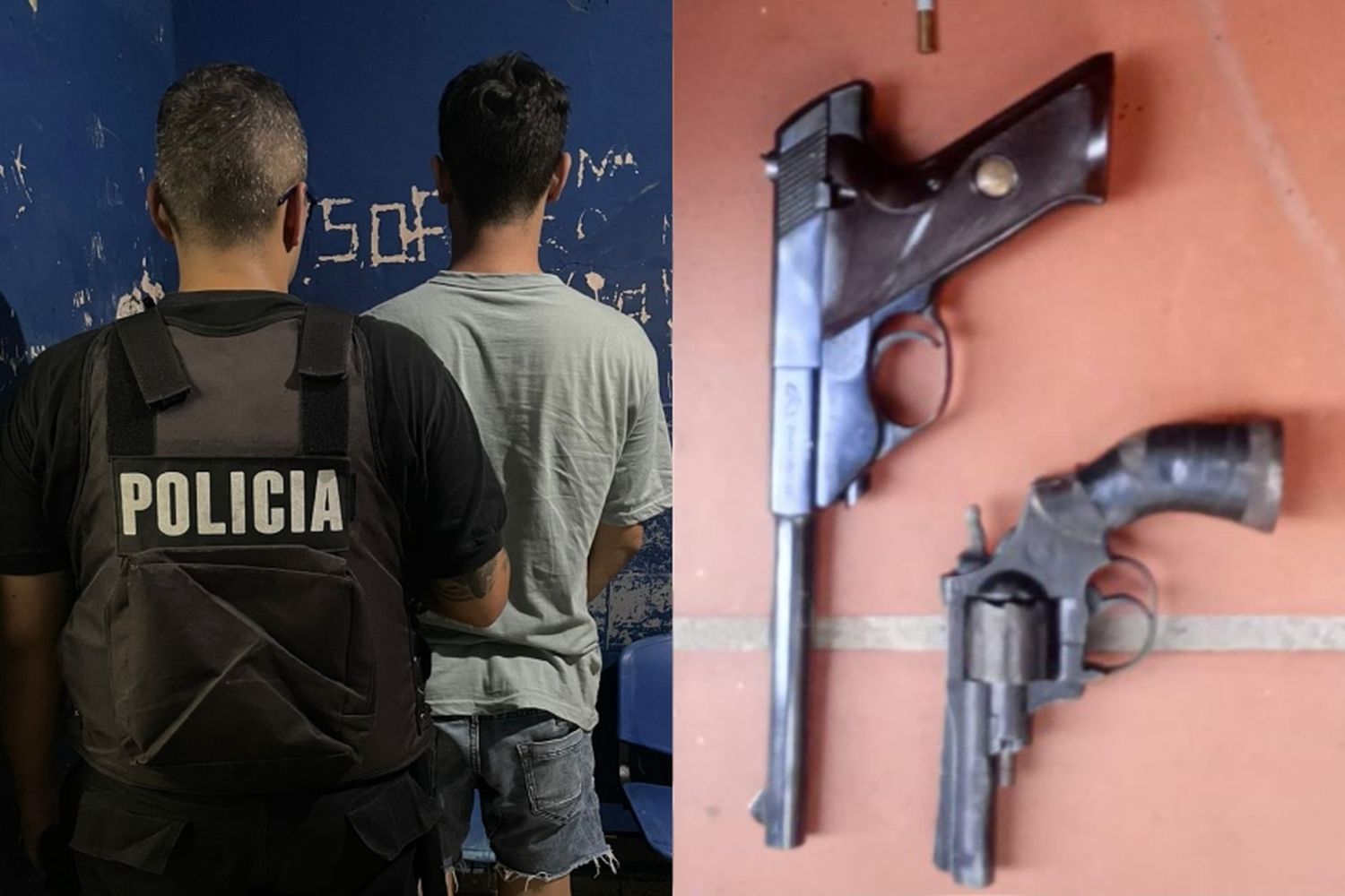 Detuvieron a un hombre acusado de golpear y amenazar de muerte con un arma a su pareja