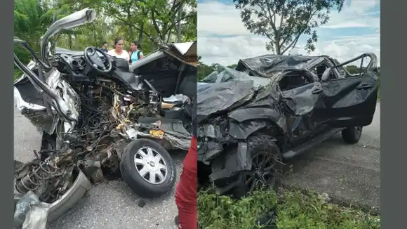 Choque mortal en autopista San Cristóbal – La Fría deja un muerto y dos heridos (+Video)